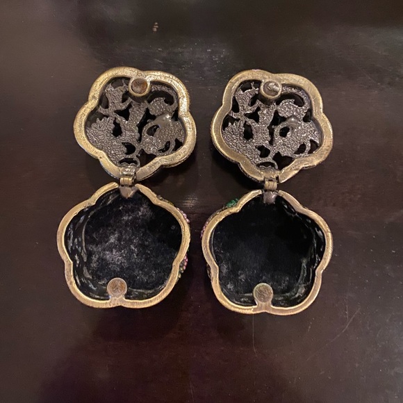 Set of 2 metal jewelry box - Picture 3 of 3